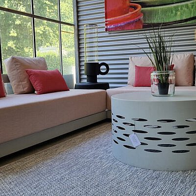 Maatwerk loungebank Solid -sprokkelbos Solid lounge -sprokkelbos