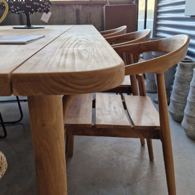 teak stoel