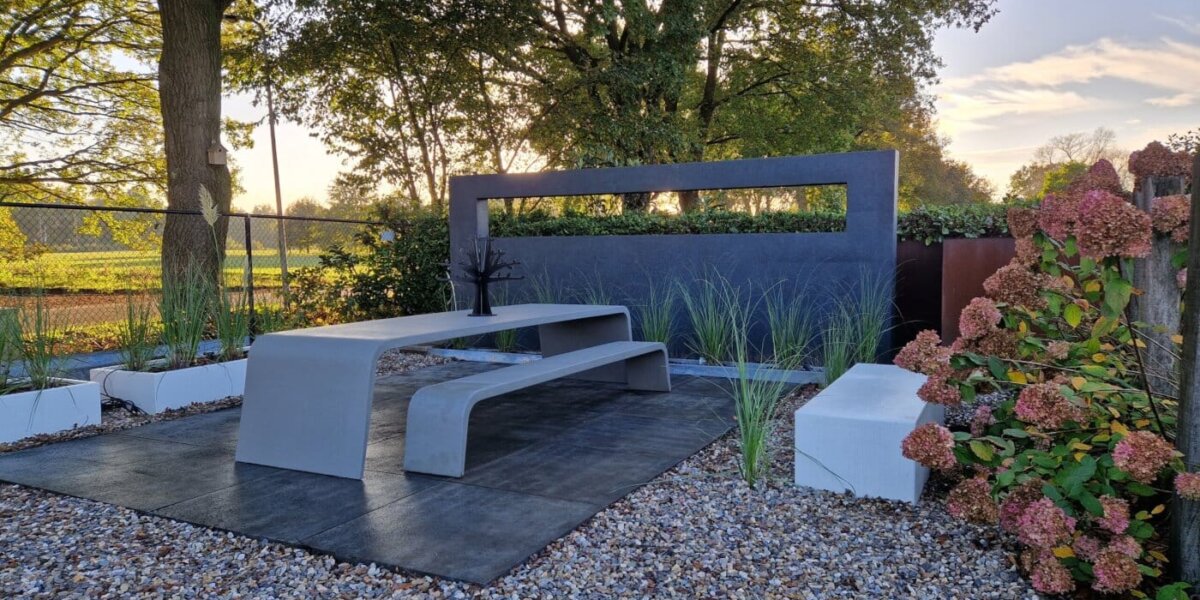betonlook tuintafel
