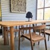 Teak stoel