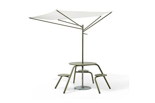 Extremis virus-3-seater-parasol Acacia sprokkelbos