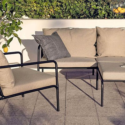 Loungeset Avon , heritage ash , Sprokkelbos lounge Avon