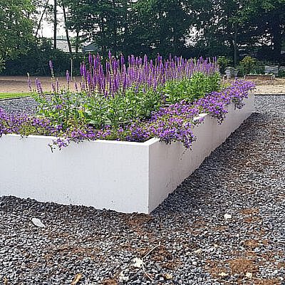 Maatwerk aluminium plantenbak