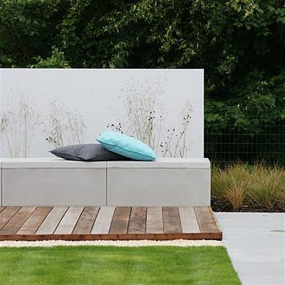 maatwerk polyester tuinmuur