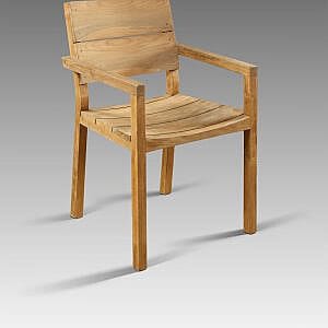 teak stoel