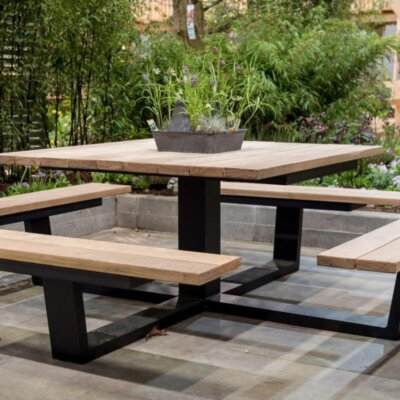 vierkante-picknicktafel